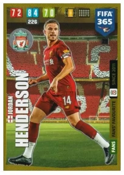 FIFA 365 : 2020 Adrenalyn XL - Jordan Henderson - Liverpool
