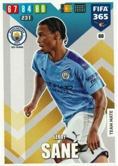 FIFA 365 : 2020 Adrenalyn XL - Leroy Sané - Manchester City