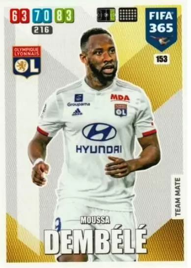FIFA 365 : 2020 Adrenalyn XL - Moussa Dembélé - Olympique Lyonnais