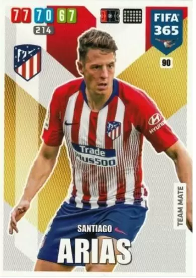 FIFA 365 : 2020 Adrenalyn XL - Santiago Arias - Club Atlético de Madrid