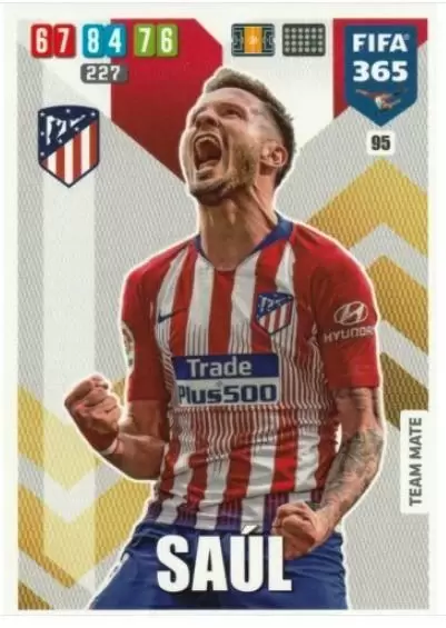 FIFA 365 : 2020 Adrenalyn XL - Saúl - Club Atlético de Madrid