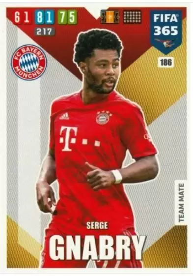 Panini FC Bayern München 2019/20 Sticker 131 Serge Gnabry 
