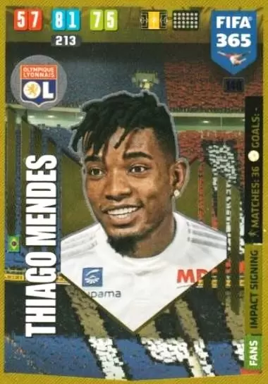 FIFA 365 : 2020 Adrenalyn XL - Thiago Mendes - Olympique Lyonnais