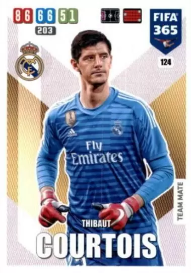 FIFA 365 : 2020 Adrenalyn XL - Thibaut Courtois - Real Madid CF