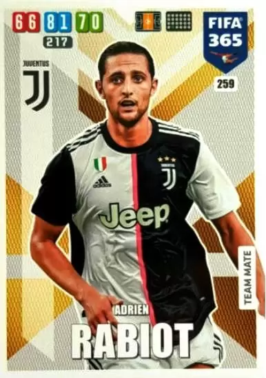FIFA 365 : 2020 Adrenalyn XL - Adrien Rabiot - Juventus