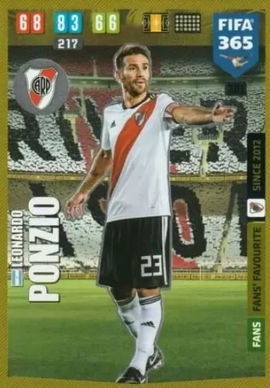 FIFA 365 : 2020 Adrenalyn XL - Leonardo Ponzio - CA River Plate