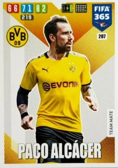 FIFA 365 : 2020 Adrenalyn XL - Paco Alcácer - Borussia Dortmund