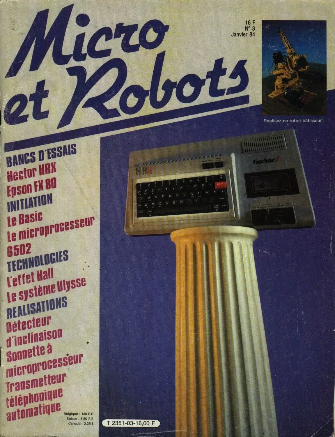 Micro et Robots - Micro et Robots n°3