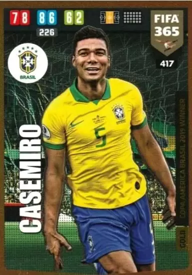 FIFA 365 : 2020 Adrenalyn XL - Casemiro - Brazil
