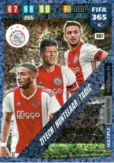 FIFA 365 : 2020 Adrenalyn XL - Hakim Ziyech / Klaas-Jan Huntelaar / Dušan Tadić - AFC Ajax