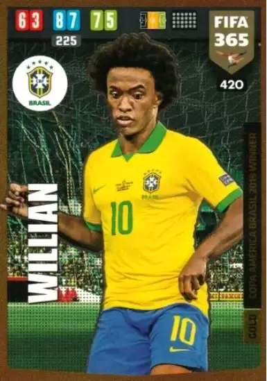 FIFA 365 : 2020 Adrenalyn XL - Willian - Brazil