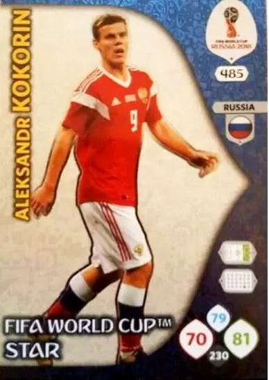 Russia 2018 : FIFA World Cup Adrenalyn XL - Aleksandr Kokorin - Russia