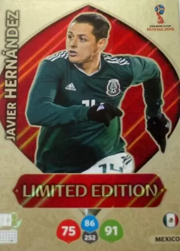 Russia 2018 : FIFA World Cup Adrenalyn XL - Javier Hernández - Mexico