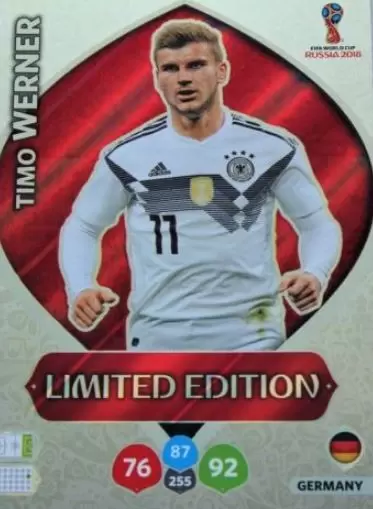 Bravo Sport Superstar WM cards Russia 2018 timo Werner imagen nuevo Germany 