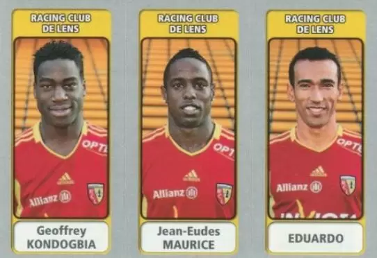 Foot 2011-12 - Geoffrey Kondogbia / Jean-Eudes Maurice / Eduardo - Racing Club de Lens