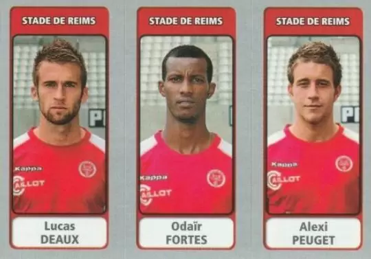Foot 2011-12 - Lucas Deaux / Odaïr Fortes / Alexi Peuget - Stade de Reims