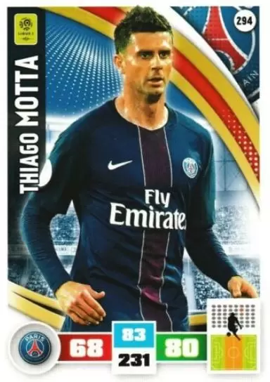 Adrenalyn XL Foot 2016-2017 - Thiago Motta - Paris Saint-Germain