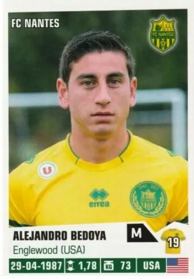 Foot 2013-2014 - Alejandro Bedoya - FC Nantes