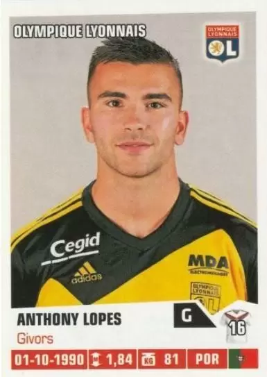 Foot 2013-2014 - Anthony Lopes - Olympique Lyonnais