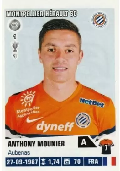 Foot 2013-2014 - Anthony Mounier - Montpellier Herault SC