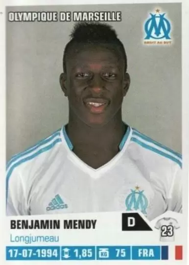 Foot 2013-2014 - Benjamin Mendy - Olympique de Marseille