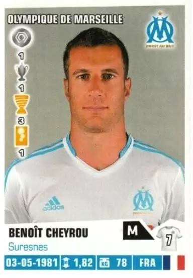 Foot 2013-2014 - Benoit Cheyrou - Olympique de Marseille