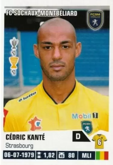 Foot 2013-2014 - Cedric Kante - FC Sochaux-Montbeliard