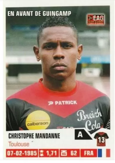 Foot 2013-2014 - Christophe Mandanne - En Avant de Guingamp