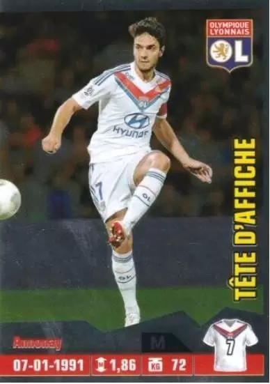 Foot 2013-2014 - Clement Grenier (puzzle 2) - Olympique Lyonnais