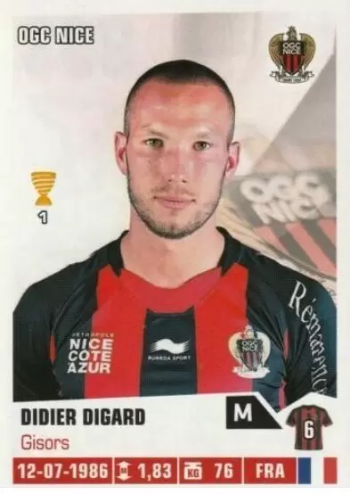 Foot 2013-2014 - Didier Digard - OGC Nice