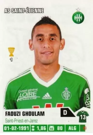 Foot 2013-2014 (France) - Faouzi Ghoulam - AS Saint-Étienne