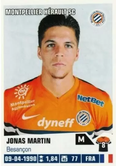 Foot 2013-2014 - Jonas Martin - Montpellier Herault SC