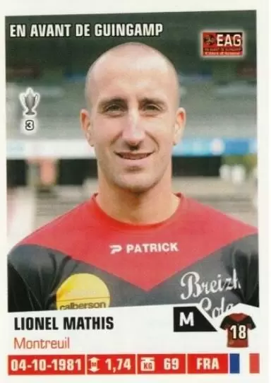Foot 2013-2014 - Lionel Mathis - En Avant de Guingamp