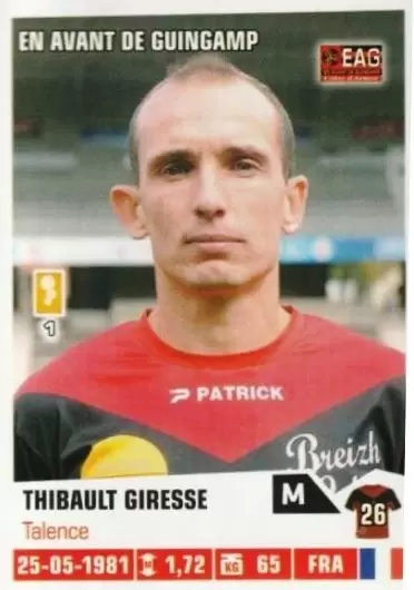 Foot 2013-2014 - Thibault Giresse - En Avant de Guingamp
