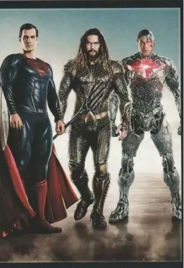 Justice League - Superman  ,  Aquaman  ,   Cyborg