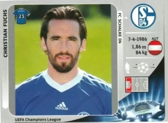 UEFA Champions League 2012/2013 - Christian Fuchs - FC Schalke 04