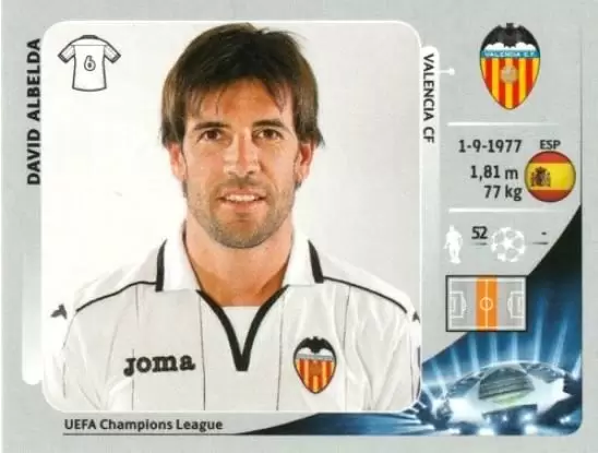 UEFA Champions League 2012/2013 - David Albelda - Valencia CF