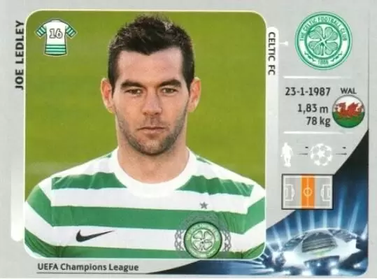 UEFA Champions League 2012/2013 - Joe Ledley - Celtic FC
