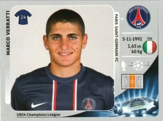 UEFA Champions League 2012/2013 - Marco Verratti - Paris Saint-Germain FC