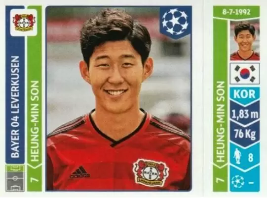 UEFA Champions League 2014-2015 - Heung-Min Son - Bayer 04 Leverkusen