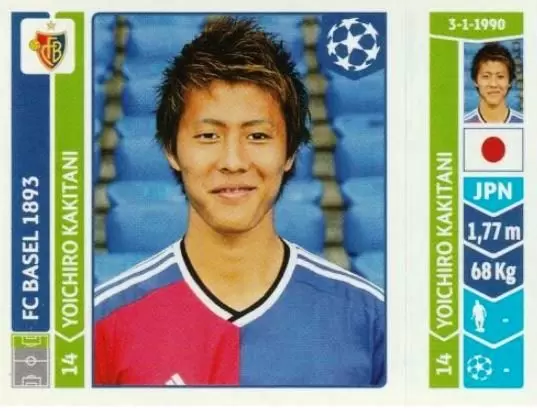 UEFA Champions League 2014-2015 - Yoichiro Kakitani - FC Basel 1893