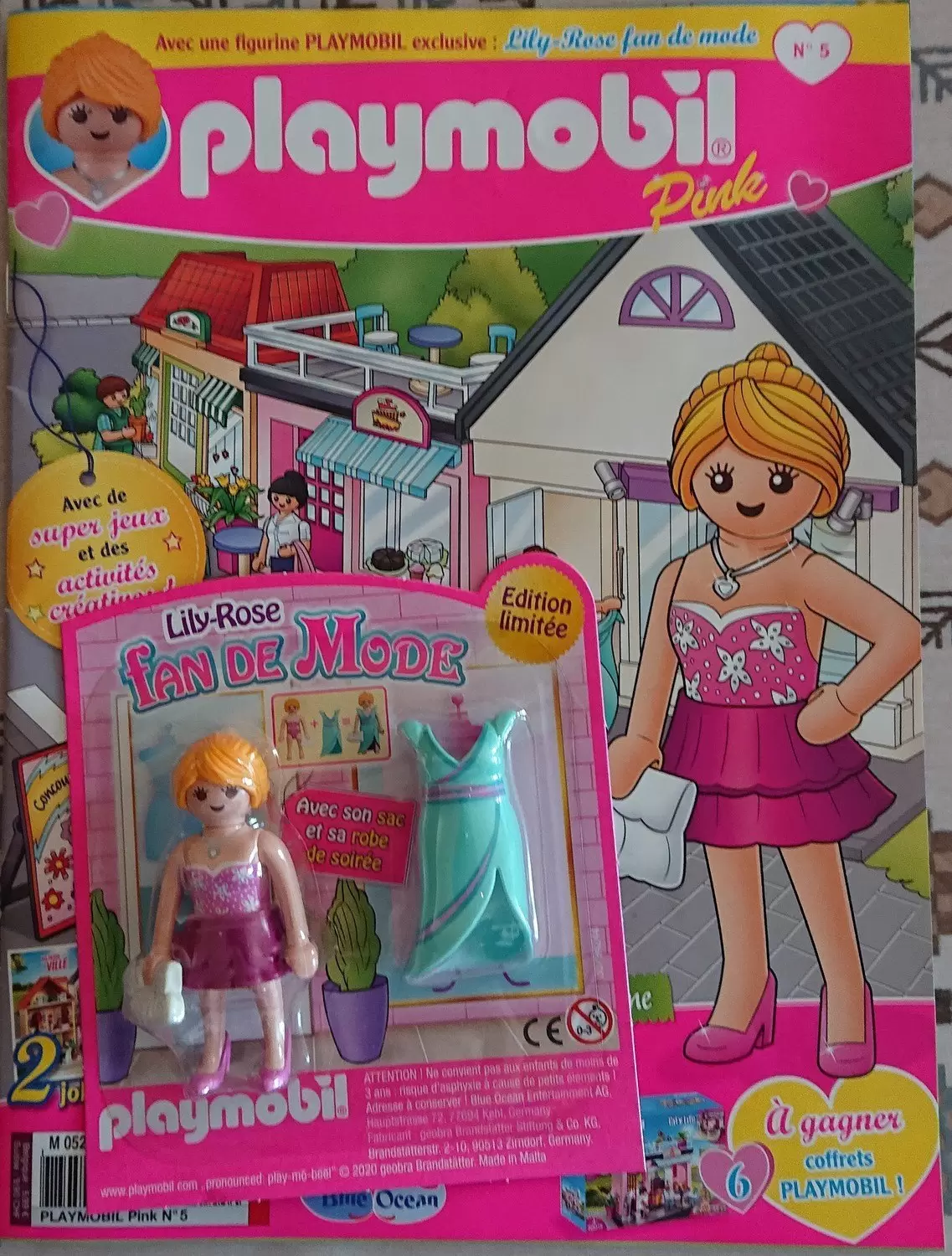 Lily-Rose fan de mode - magazine 5 Playmobil Pink