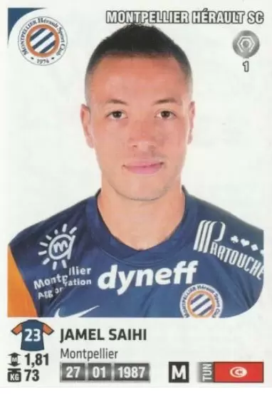Foot 2012-13 - Jamel Saihi - Montpellier Herault SC