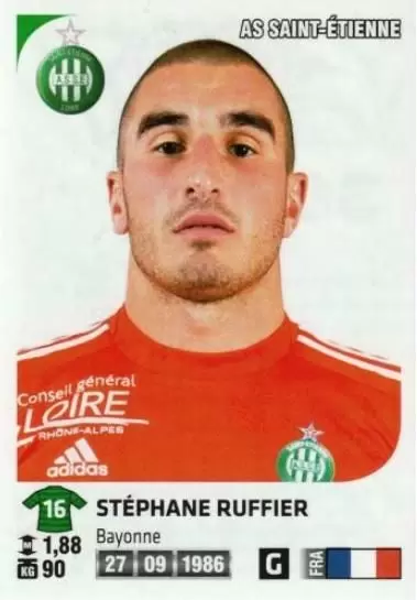 Foot 2012-13 (France) - Stephane Ruffier - AS Saint-Etienne