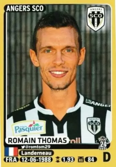 Foot 2015-2016 - Romain Thomas - Angers SCO