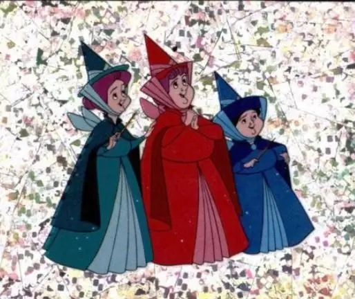 Disney - Les princesses - Pâquerette  ,  Flora   ,   Pimprenelle