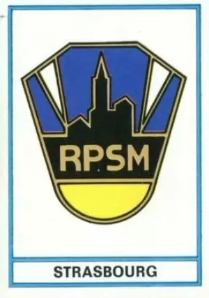 Football 1976 - Badge - Racing-Pierrots Strasbourg-Meinau