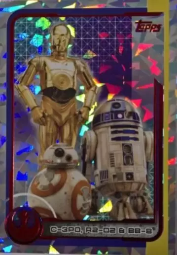 Topps - Voyage vers Star wars : Les Derniers Jedi - C-3PO, R2-D2 & BB-8
