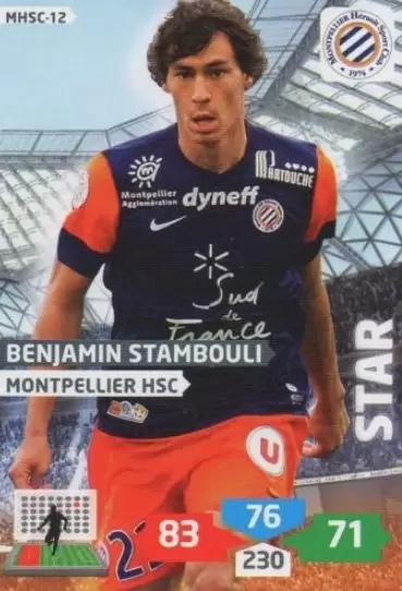 Adrenalyn XL 2013-2014 (France) - Benjamin Stambouli - Defenseur - Montpellier HSC