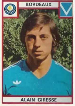 Football 1976 (France) - Alain Giresse - Bordeaux